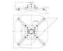 Крепление для проектора Wize Pro PRS35A-W (штанга 600-900 мм) потолочное 1076398727