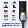 Кабель ARLogia HDMI 8K оплётка ПВХ 3м 1800596720