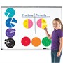 Развивающий игровой набор "Радужные доли" Learning Resources LER1616 (демонстрационный материал двусторонний магнитный, 51 элемент) 389177340