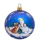 НФШ-1520/4 Ел.украшение Шар «Снеговик» 85 мм 82042201