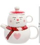 MUG-142/4 Набор из кружки и чайника «Романтичный снеговик» 212229613