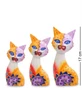 99-255 Фигурка «Кошка» н-р из трех 17,15,12 см (албезия, о.Бали) 1751264065