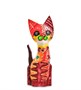 99-059 Фигурка «Кошка» н-р из двух 25, 20 см (албезия, о.Бали) 1883131857