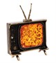 AM-3193 Фигурка «Телевизор» (латунь, янтарь) 284419652