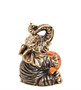 AM-1384 Фигурка «Цирковой слон» (латунь, янтарь) 659726904