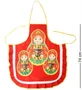 ТК-221 Фартук «Матрешки» для взрослых (красный) 578210002