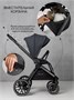 Коляска детская 2 в 1 Amarobaby Motus, серый V2 AB23-10MOTUSV2/11