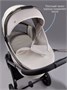 Коляска детская из экокожи 2в1 Amarobaby Motus Premium Ecco, молочный AB24-10MOTUSL/33