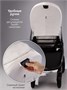 Коляска детская из экокожи 2в1 Amarobaby Motus Premium Ecco, молочный AB24-10MOTUSL/33