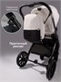 Коляска детская из экокожи 2в1 Amarobaby Motus Premium Ecco, молочный AB24-10MOTUSL/33