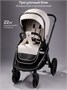 Коляска детская из экокожи 2в1 Amarobaby Motus Premium Ecco, молочный AB24-10MOTUSL/33