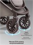 Коляска детская из экокожи 2в1 Amarobaby Motus Premium Ecco Exclusive, мокко AB26-10MOTUSF/53