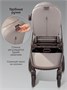 Коляска детская из экокожи 2в1 Amarobaby Motus Premium Ecco Exclusive, мокко AB26-10MOTUSF/53