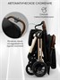 Прогулочная коляска Amarobaby Handy, черный/золотой AB25-10HANDY/0929