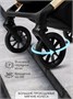 Прогулочная коляска Amarobaby Handy, черный/золотой AB25-10HANDY/0929