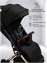 Прогулочная коляска Amarobaby Handy, черный/золотой AB25-10HANDY/0929
