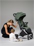 Прогулочная коляска Amarobaby Handy, черный/золотой AB25-10HANDY/0929