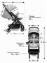 Прогулочная коляска AMAROBABY VOYAGER, синий AB22-10VOYAGER/20