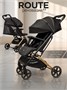 Коляска прогулочная Amarobaby, Route, чёрный/золотой AB23-10ROUTE/0929