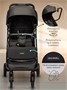 Коляска прогулочная Amarobaby, Route, чёрный/золотой AB23-10ROUTE/0929