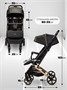 Коляска прогулочная Amarobaby, Route, чёрный/золотой AB23-10ROUTE/0929