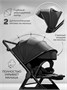 Прогулочная коляска с реверсивным блоком Amarobaby, Somnium, чёрный AB25-10SOMNIUM/09