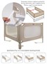 Барьер защитный для кровати Amarobaby Caveo, бежевый, 120 см. AB26-CAV/03-120