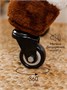 Лошадка каталка AMAROBABY (Funny Horse), на колесах, бежевый AMARO-28FH-Bei