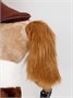 Лошадка каталка AMAROBABY (Funny Horse), на колесах, бежевый AMARO-28FH-Bei
