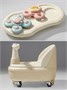 Толокар детский 2в1 с сиденьем для купания Amarobaby Swimmy, бежевый AB25-7SW/03