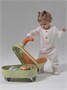 Толокар детский 2в1 с сиденьем для купания Amarobaby Swimmy, бежевый AB25-7SW/03