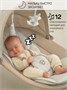 Электронные качели детские Amarobaby Funny swing, бежевый AB24-22FUN/03