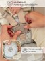 Электронные качели детские Amarobaby Funny swing, бежевый AB24-22FUN/03