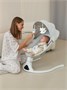 Электронные качели детские Amarobaby Funny swing, бежевый AB24-22FUN/03