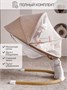 Электронные качели детские AMAROBABY ERGO SWING, бежевый AB22-22ERGO/03
