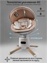 Качели электронные детские Amarobaby Jolly swing, бежевый, белый вкладыш AB25-22JOLLY/0300