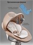 Качели электронные детские Amarobaby Jolly swing, бежевый, белый вкладыш AB25-22JOLLY/0300