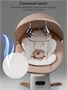 Качели электронные детские Amarobaby Jolly swing, бежевый, белый вкладыш AB25-22JOLLY/0300