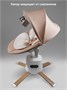 Качели электронные детские Amarobaby Jolly swing, бежевый, белый вкладыш AB25-22JOLLY/0300