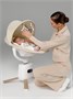 Качели электронные детские Amarobaby Jolly swing, бежевый, белый вкладыш AB25-22JOLLY/0300
