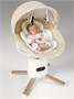 Качели электронные детские Amarobaby Jolly swing, бежевый, белый вкладыш AB25-22JOLLY/0300