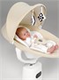 Качели электронные детские Amarobaby Jolly swing, бежевый, белый вкладыш AB25-22JOLLY/0300