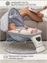 Электронные качели детские Amarobaby Teddy swing, серый AB24-22TED/11