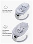 Электронные качели детские Amarobaby Teddy swing, серый AB24-22TED/11