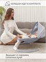 Электронные качели детские Amarobaby Teddy swing, серый AB24-22TED/11