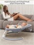 Электронные качели детские Amarobaby Teddy swing, серый AB24-22TED/11