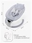 Электронные качели детские Amarobaby Teddy swing, серый AB24-22TED/11