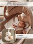 Электронные качели детские AMAROBABY LUCKY SWING, бежевый AB23-22LUCKY/03