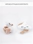 Электронные качели детские AMAROBABY LUCKY SWING, бежевый AB23-22LUCKY/03