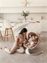 Электронные качели детские AMAROBABY LUCKY SWING, бежевый AB23-22LUCKY/03